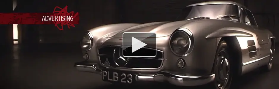 JD Classics Mercedes Gullwing TV ad