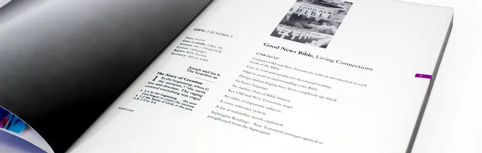 Harper Collins book catalogue